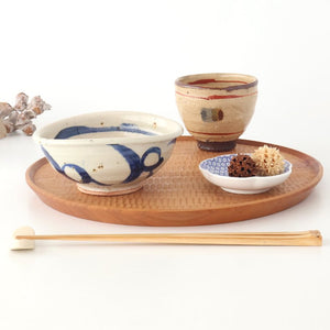 Small Bowl Blue Round Pattern | Kobachi Mino Ware