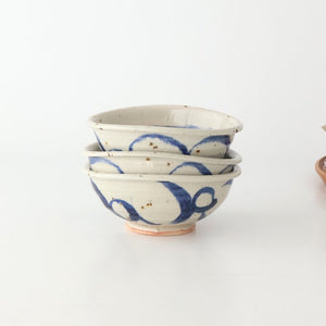 Small Bowl Blue Round Pattern | Kobachi Mino Ware