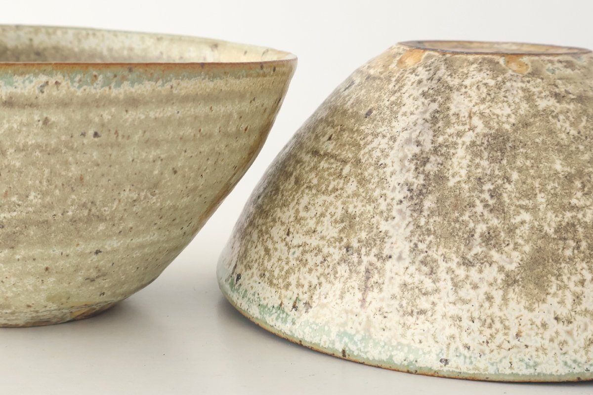 Green Donburi Bowl L | Shigaraki Ware