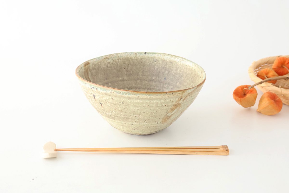 Green Donburi Bowl L | Shigaraki Ware