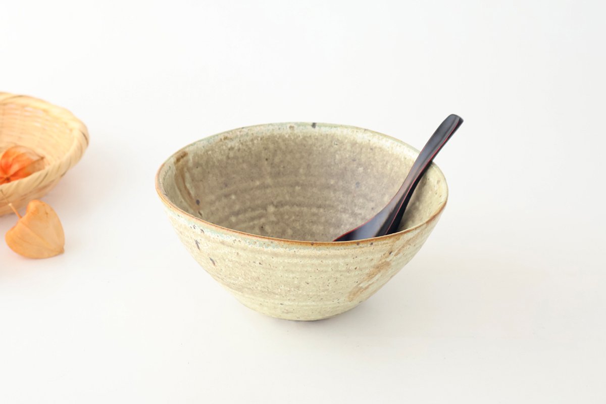 Green Donburi Bowl L | Shigaraki Ware