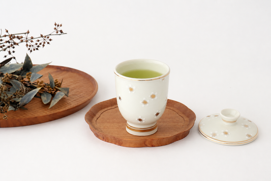 Bowl with Lid For Steam White Plum  | Kobachi Arita Ware