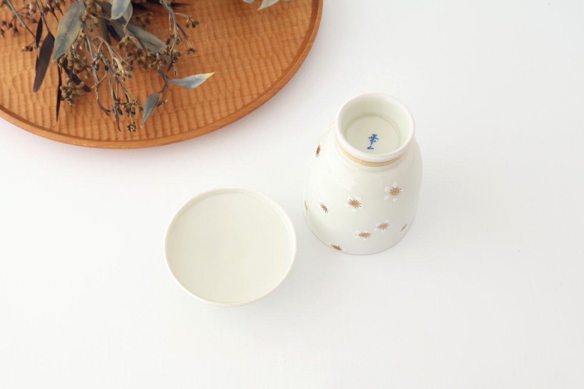 Bowl with Lid For Steam White Plum  | Kobachi Arita Ware