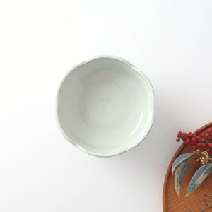 Flower-shaped Bowl Dyed Brocade Pattern | Serving Bowl Arita Ware