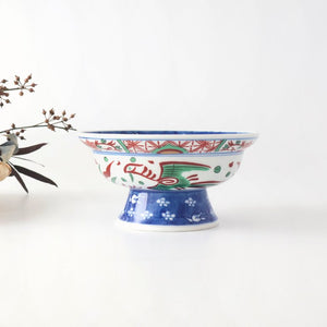 Stand Bowl Flower and Birds | Serving Bowl Arita Ware