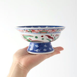 Stand Bowl Flower and Birds | Serving Bowl Arita Ware