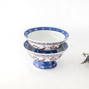 Stand Bowl Flower and Birds | Serving Bowl Arita Ware