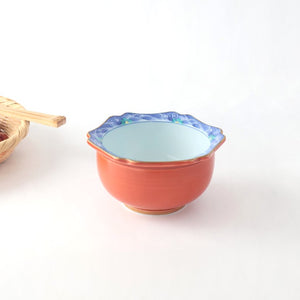 Small Bowl Blue Wave Red | Kobachi Bowl Arita Ware