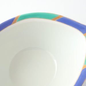 Small Bowl Blue and Green Leaf | Kobachi Arita Ware