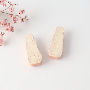 Chopstick Rest Rabitt Pink | Hashioki Shigaraki Ware