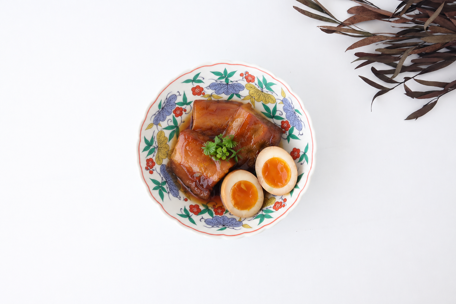 Shochikubai Round Plate 15㎝/6in | Arita Ware