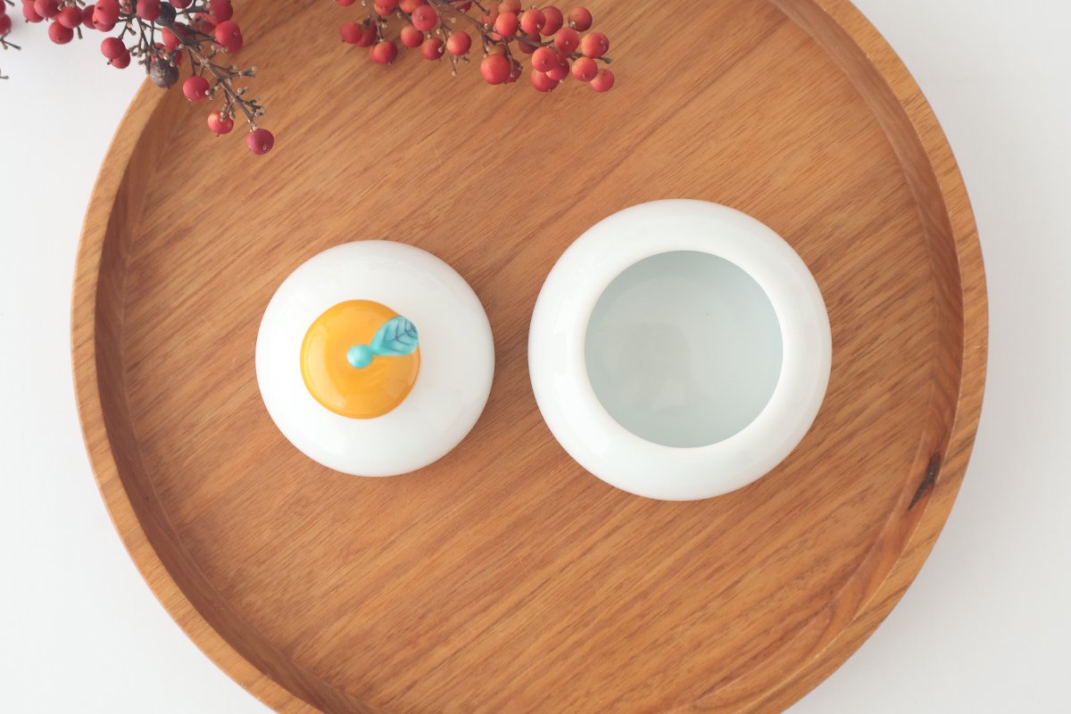 Kagami Mochi Bowl with Lid | Imari Ware