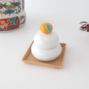 Kagami Mochi Bowl with Lid | Imari Ware