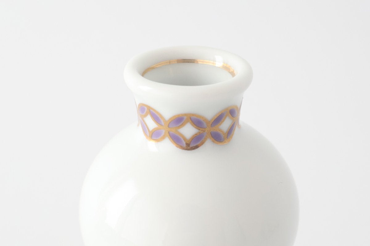 Sake Carafe Tokkuri Purple Cloisonne  | Hasami Ware