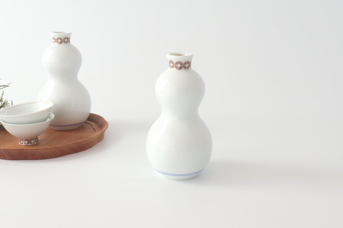 Sake Carafe Tokkuri Purple Cloisonne  | Hasami Ware