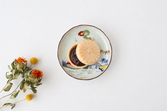 Serving Plate Colored landscape Pattern  11.4㎝/4.5in｜Arita Ware