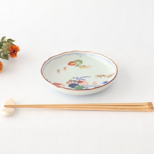 Serving Plate Colored landscape Pattern  11.4㎝/4.5in｜Arita Ware