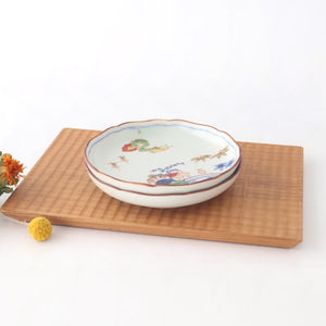 Serving Plate Colored landscape Pattern  11.4㎝/4.5in｜Arita Ware