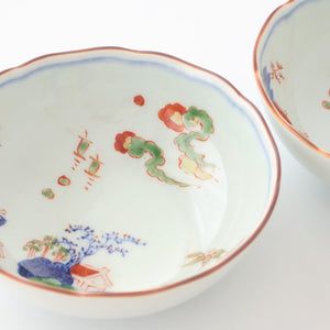 Round Bowl Landscape Pattern | Serving Bowl Arita Ware