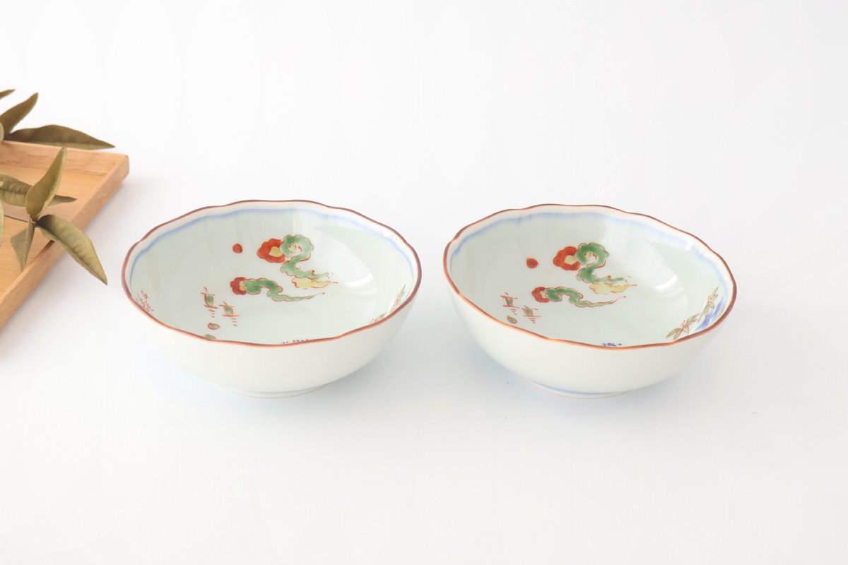 Round Bowl Landscape Pattern | Serving Bowl Arita Ware