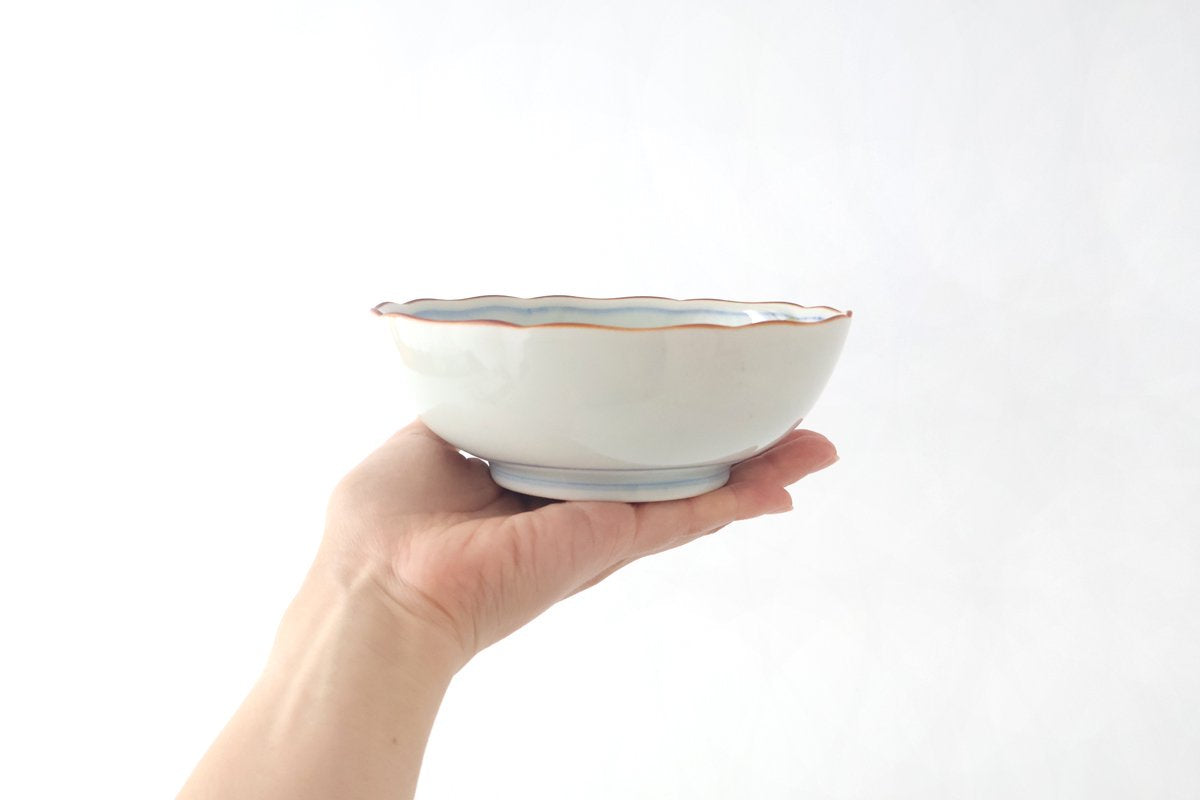 Round Bowl Landscape Pattern | Serving Bowl Arita Ware