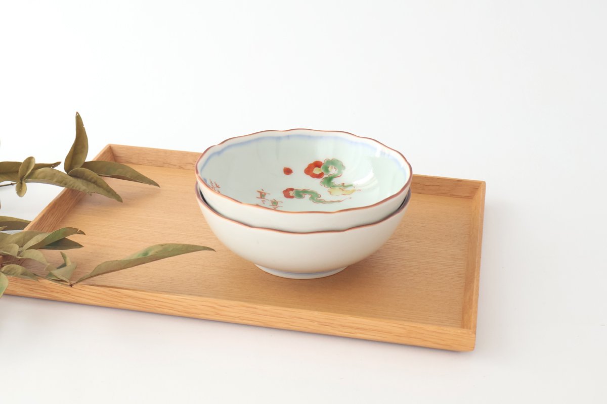 Round Bowl Landscape Pattern | Serving Bowl Arita Ware