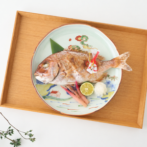Plate Colored Landscape Pattern 21㎝/8in | Arita Ware