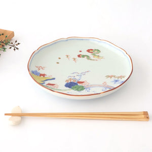 Plate Colored Landscape Pattern 21㎝/8in | Arita Ware