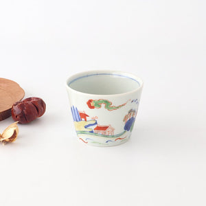 Soba Choko Coloerd Landscape | Free Cup Arita Ware