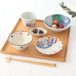 Soba Choko Coloerd Landscape | Free Cup Arita Ware