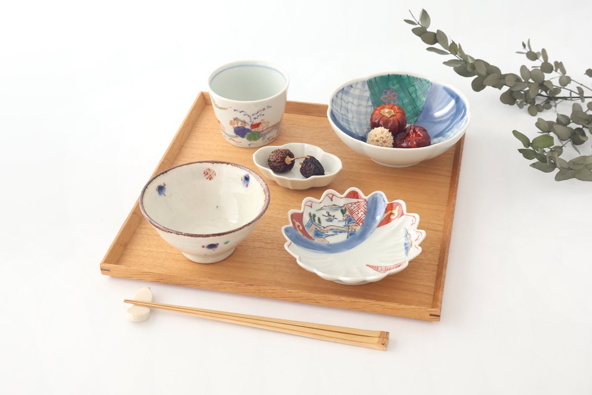 Soba Choko Coloerd Landscape | Free Cup Arita Ware