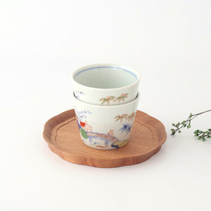 Soba Choko Coloerd Landscape | Free Cup Arita Ware