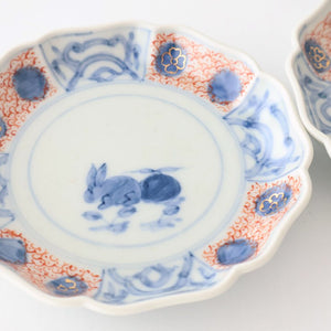 Small Plate Colored Rabbit | Arita Ware