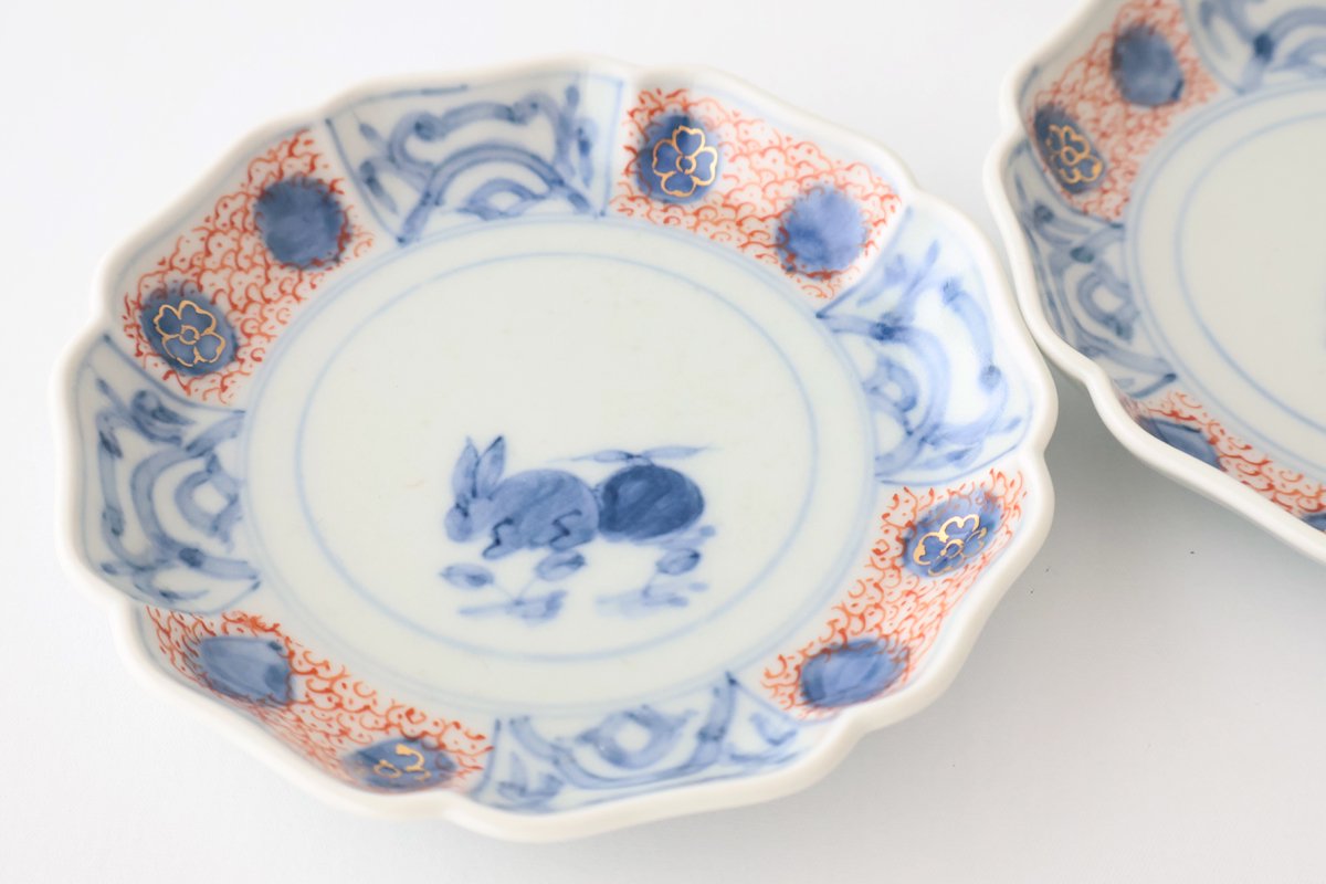 Small Plate Colored Rabbit | Arita Ware