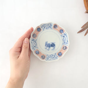 Small Plate Colored Rabbit | Arita Ware