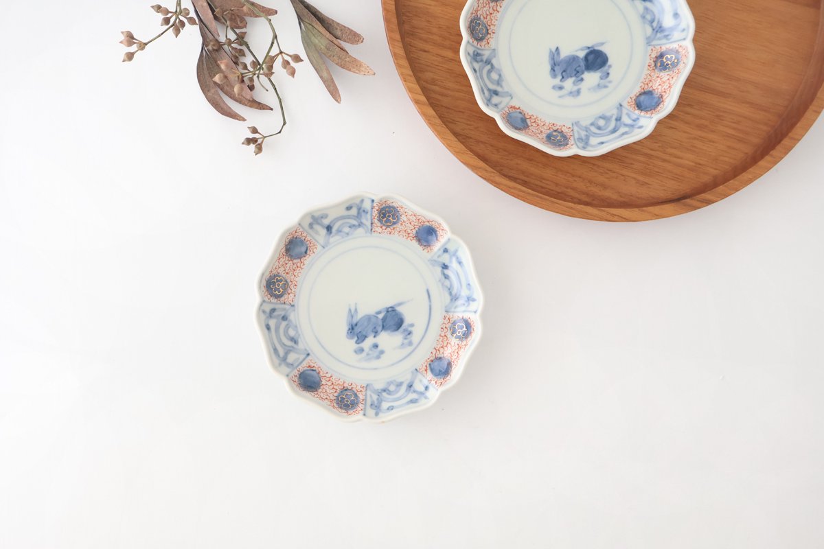 Small Plate Colored Rabbit | Arita Ware