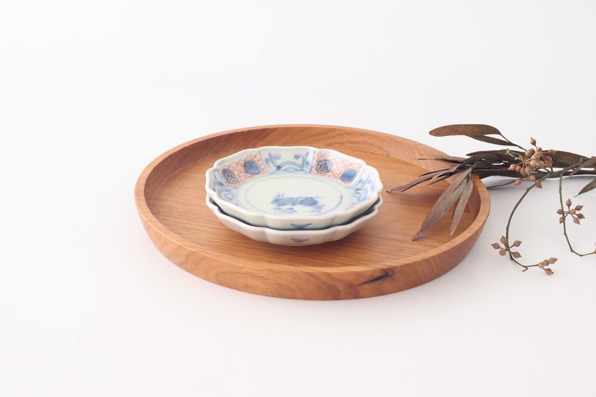 Small Plate Colored Rabbit | Arita Ware