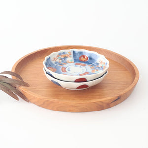 Small Plate Colored Round and Flower Pattern 10㎝/4in | Arita Ware