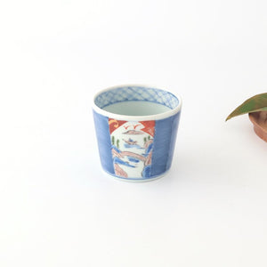 Soba Choko Landscape Blue | Free Cup Arita Ware