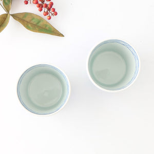 Soba Choko Landscape Blue | Free Cup Arita Ware