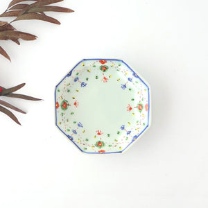 Octagonal Serving Plate Yoraku Pattern | Hasami Ware