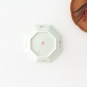 Octagonal Serving Plate Yoraku Pattern | Hasami Ware