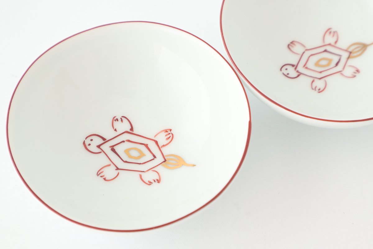 Sauce Plate White Turtle | Hasami Ware