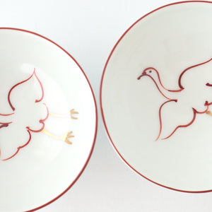 Sauce Plate White Crane | Hasami Ware