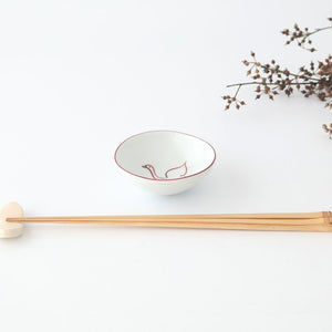 Sauce Plate White Crane | Hasami Ware