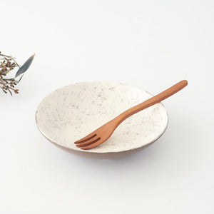 Triangular Medium Plate White Kohiki | Hasami Ware