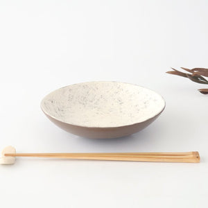 Triangular Medium Plate White Kohiki | Hasami Ware