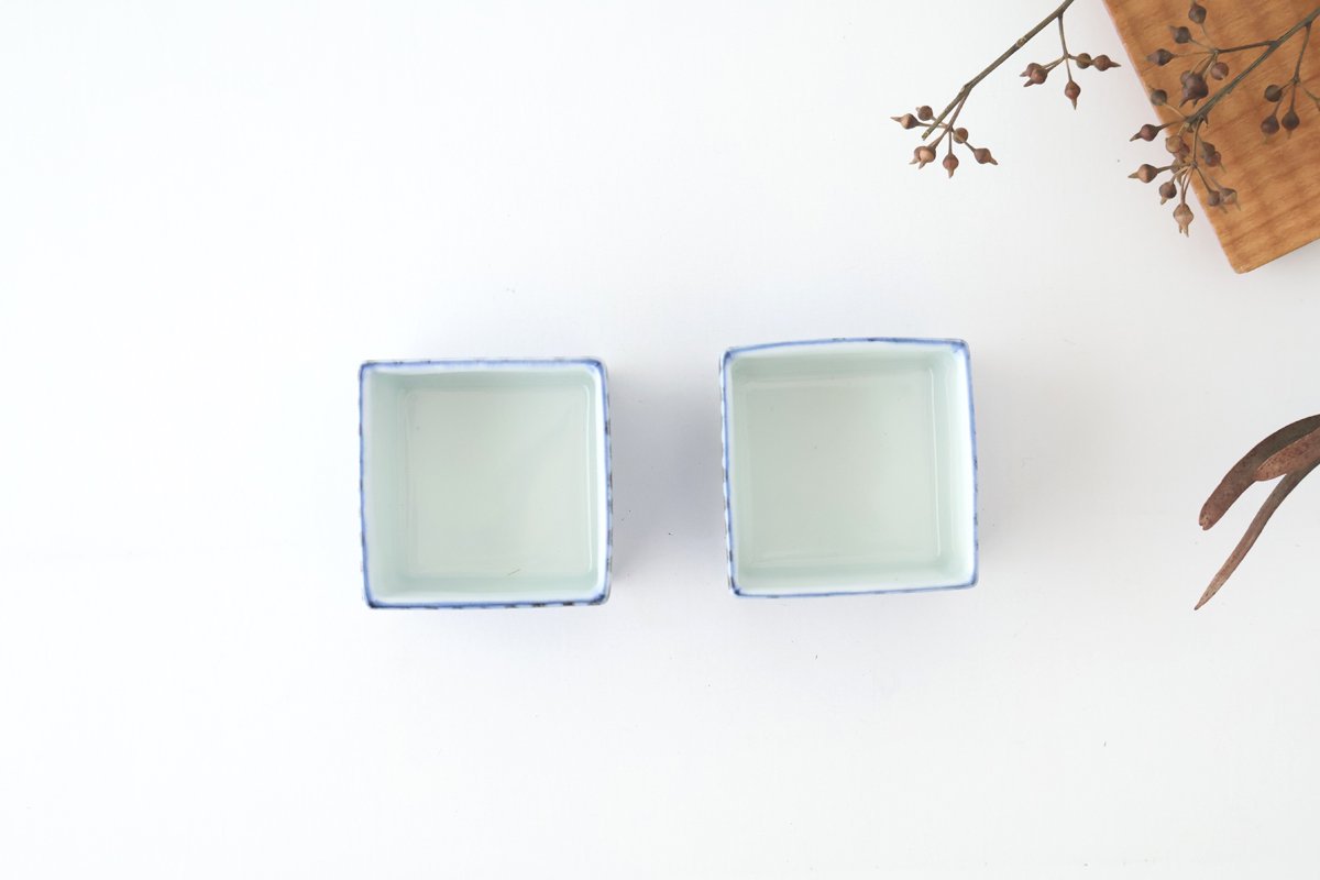 Small Square Bowl Tokusa | Kobachi Hasami Ware