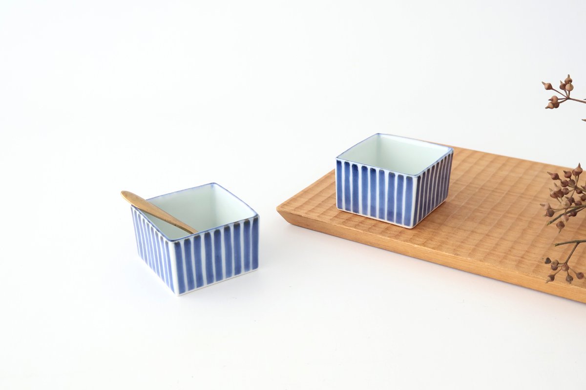 Small Square Bowl Tokusa | Kobachi Hasami Ware