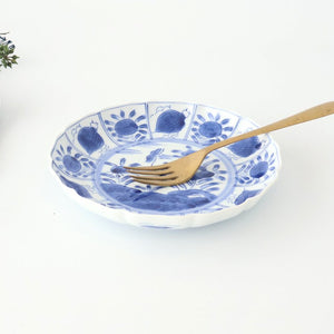 Plate Underglaze Blue Fuyo-de 18㎝/7in | Arita Ware